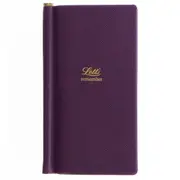 Letts Legacy Slim Password Book Purple Coloured Home Office Stationery
