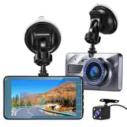 1080P Car Dash Camera Video DVR Recorder Front and Rear Night Vision Dual Cam