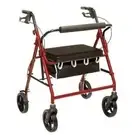 Probasics Big & Tall Rolling Walker Rollator with Seat Back RLAB8BG