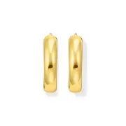 Thomas Sabo Gold Plated Sterling Silver Essential Chunky 34mm Hoop Earrings