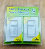 Leviton decora slide dimmer pack of 2 - (incandescent / halogen 600 watt)