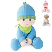 HABA Snug Up Doll Luis Soft Plush Toy Boy Baby Doll for Newborns 0-6 Months