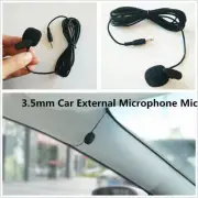 New 3.5mm Car Stereo External Microphone For Bluetooth Stereo GPS DVD MP5 Radio