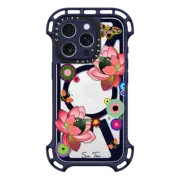 iPhone 16 Pro Ultra Bounce Case MagSafe Compatible PINK FLOWER BOMB IPHONE CASE BY SUE TSAI
