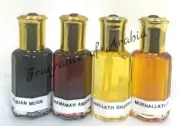 ARABIAN MUSK,HARAMAIN AMBER,MUKHALLATH 01,MUKHALLATH SHAIKAH ALL 12ML EACH