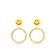 [Moschino] Moschino Smile-motif Earrings ONE SIZE GOLD