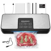 Vacuum Sealer Machine, 85Kpa Food Sealer with Bag Roll Storage Space, 8-in-1 Foo
