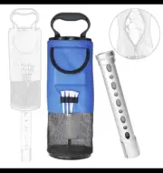 Shag Bag Golf Ball Retriever Durable Holds Up To 70 Balls Brand New Blue