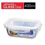 樂扣樂扣第三代耐熱玻璃保鮮盒長方形430ML(LLG424)