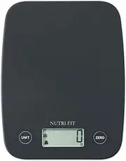 [NUTRI FIT] Digital Food Scale, 11lb Kitchen Scale Digital Weight, Cooking Scale for Food Ounces and Grams, 4 Units with 0.1oz/1g Precision, LCD Display with Tare Function
