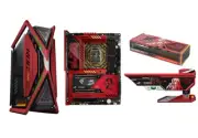 ASUS ROG EVR Case+Z790 HERO EVR MB +RTX 4090 24GB EVA-02 +GPU Holder+PSU+Cooler