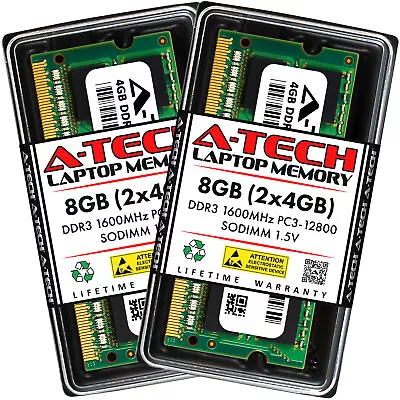 8GB 2x4GB PC3-12800S DynaBook Qosmio X70-A-13E X70-A-13G X70-A-13H Memory RAM