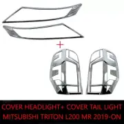 HEADLIGHT TAIL LIGHT LAMP TRIM GUARD COVER FOR MITSUBISHI TRITON L200 MR 19-22