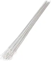 Large Eye Beading Needle, 30pcs Twisted Wire Needles Flexible Stainless Steel Beading Threading Needle Set for Sewing Jewelry Making