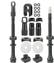 Tubeless Valves - Tubeless Tube Tire Stems, High Flow Rim Valves | Tube Conversion Kit for Mountain Bike and Road Bike, Universal Fit Aluminum Valve Stems |