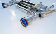 Invidia Gemini Rolled Titanium Tip Cat-back Exhaust for 2003-08 Nissan 350z (for: Nissan)