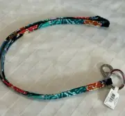 ☘☘ Vera Bradley RETIRED Cotton Break Away Lanyard Happy Blooms New 20.00 ☘☘