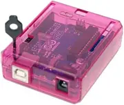 sb components SB Uno R3 Case Enclosure New Transparent (Pink) Computer Box Compatible with Arduino UNO R3