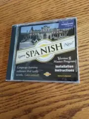 Learn Spanish Now! Transparent Language CD-ROM Version 8 Windows & Macintosh New