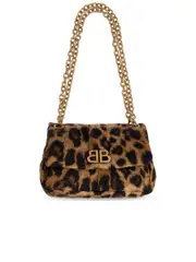 Balenciaga Monaco Chain Bag Leopard Print