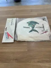 Vintage SPEEDO Shark Attack Latex Swim Cap