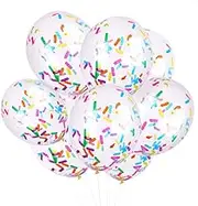 Party Balloon Sprinkles Confetti Balloon Pack - Ice Cream Sprinkle Balloons.(24PCS)
