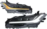 Car Front Lights Compatible For Toyota Avalon LED Headlight 2019-2024 Modified High Configuration Headlamp Assembly Automotive Accessories