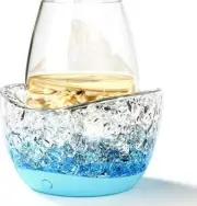 Wine Chiller For Glass Stemless Wine Glass Chiller Keeps Your Glasses Of Vino 10