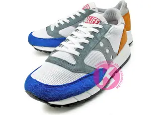 [28 CM]2016 紐約街頭品牌 ALIFE x 美國百年專業跑鞋 SAUCONY JAZZ '91 1991 聯名款 白藍橘 美式休閒風格 麂皮 網布 索康尼 復古慢跑鞋 (S70252-2) !