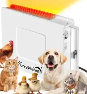 Dog House Heater with Thermostat, 400W Dog Heaters for outside Dog House with Te