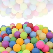 1000pcs Colored Plastic Table Tennis Ball Coloured 40mm for Art Craft Homeschool Teaching Methods Family Games Dog Cats Pet Beginner Adults Party Birthday Christmas Decoration