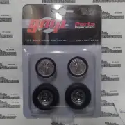 GMP 18854 - 1/18 Scale Vintage Dragster Wheel & Tire Set
