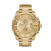 Diesel Mega Chief Stainless Steel Men's Watch with Analog or Digital Movement