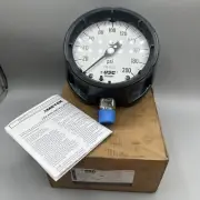4 1/2" Ametek US Gauge 1981-150027 200 PSI 1/2" ANPT Bottom Connection New