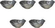 Set of 5 New Wheat Sutomonohonpo (14.6 x 13 x 5.5 cm)