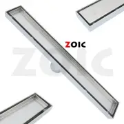 900MM STAINLESS STEEL FILTER LINEAR FLOOR GRATE WASTE DRAIN-TILE INSERT GARDEN