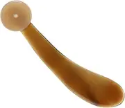 Ipetboom Durable Ox Horn Body Massage Roller with Scraping Plate Ergonomic Massaging Tool for Back Neck Legs and Face Compact Design for Easy Handling and Portable Use Random Color