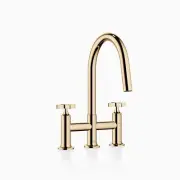 Dornbracht VAIA Three-hole bridge mixer Pull-down with spray 19875809-09 Durabr
