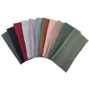Women's Solid Wide Turban Headband - Knitted Cotton Elastic Hair Band for Girls