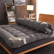 Full Size Japanese Floor Futon Mattress,Foldable Roll Up Futon Mattress,Portable Sleeping Pad for Home Dormitory(Size:150x200cm)