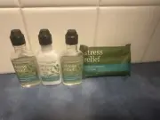 Bath & Body Works Stress Relief Trial Size 2 Shampoo & 1 Conditioner/body Bar