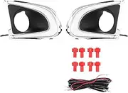 XTevu LED DRL Lights, 12V Three Color Daytime Running Lamps, Compatible with TRAX 2014-2015, Front Bumper Light Kit, Automotive LED Fog Lamps