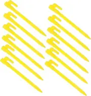 LOPUNER 50pcs Tent Ground Pegs Tent Fixing Stakes for Outdoor Camping Garden Use and Beach Activities Long Lightweight Windproof and