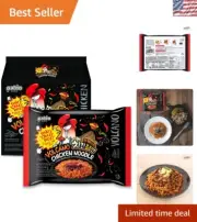 Convenient Volcano Chicken Flavored Instant Ramen - Ideal for Anytime Enjoyment