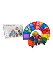 [Jenjo] Magnetic Tiles 182 Piece in Multi