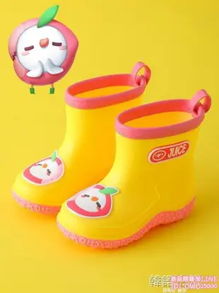 兒童雨鞋 夏季兒童雨靴水鞋防滑卡通男女童1-3-6歲中小童加絨幼兒寶寶雨鞋 ylm