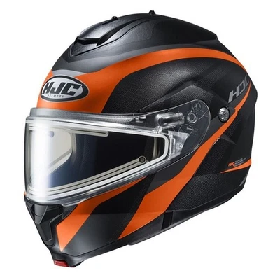 Hjc C91 Taly Snow Helmet with Electric Shield (XXXX-Large, Semi-Flat Dull Orange