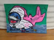 Drawing Jeff The Landshark Marvel Rivals Incognito Dolphin Avengers Video Game