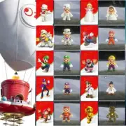 10PCS Hot Game Amiibo Super Mario Odyssey Clothing Card Mini NFC Cards For NS