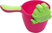 INOOMP 1Set Shampoo Cup Cartoon Bathing Spoon with Shower Water Container Safe Hair Wash Jug for Present for Parents Frog